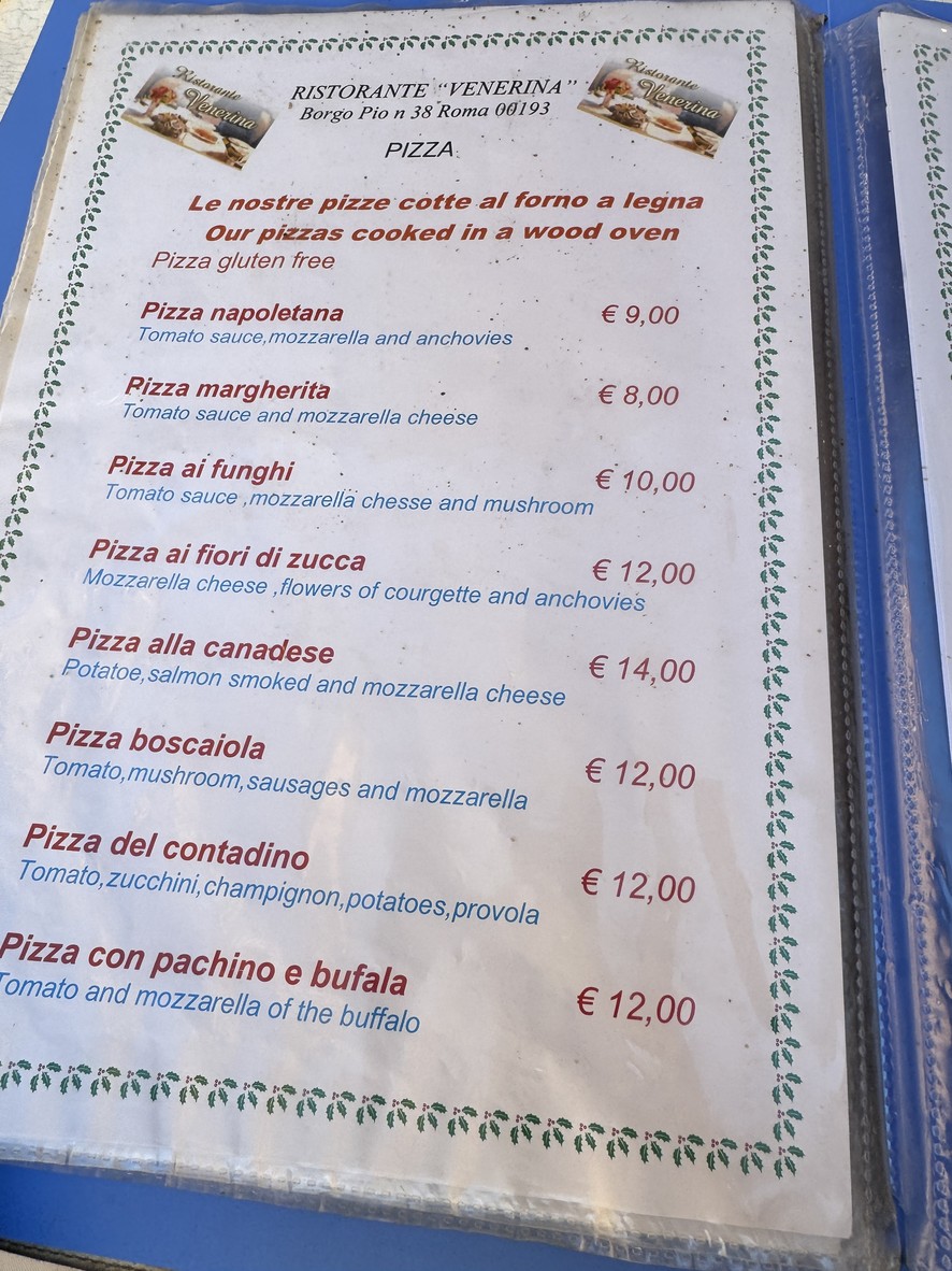 Ristorante Venerina menu 7