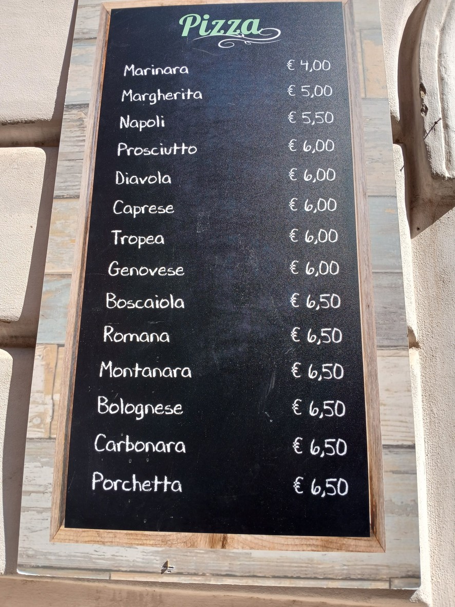 Scialla The Original Street Food menu 1