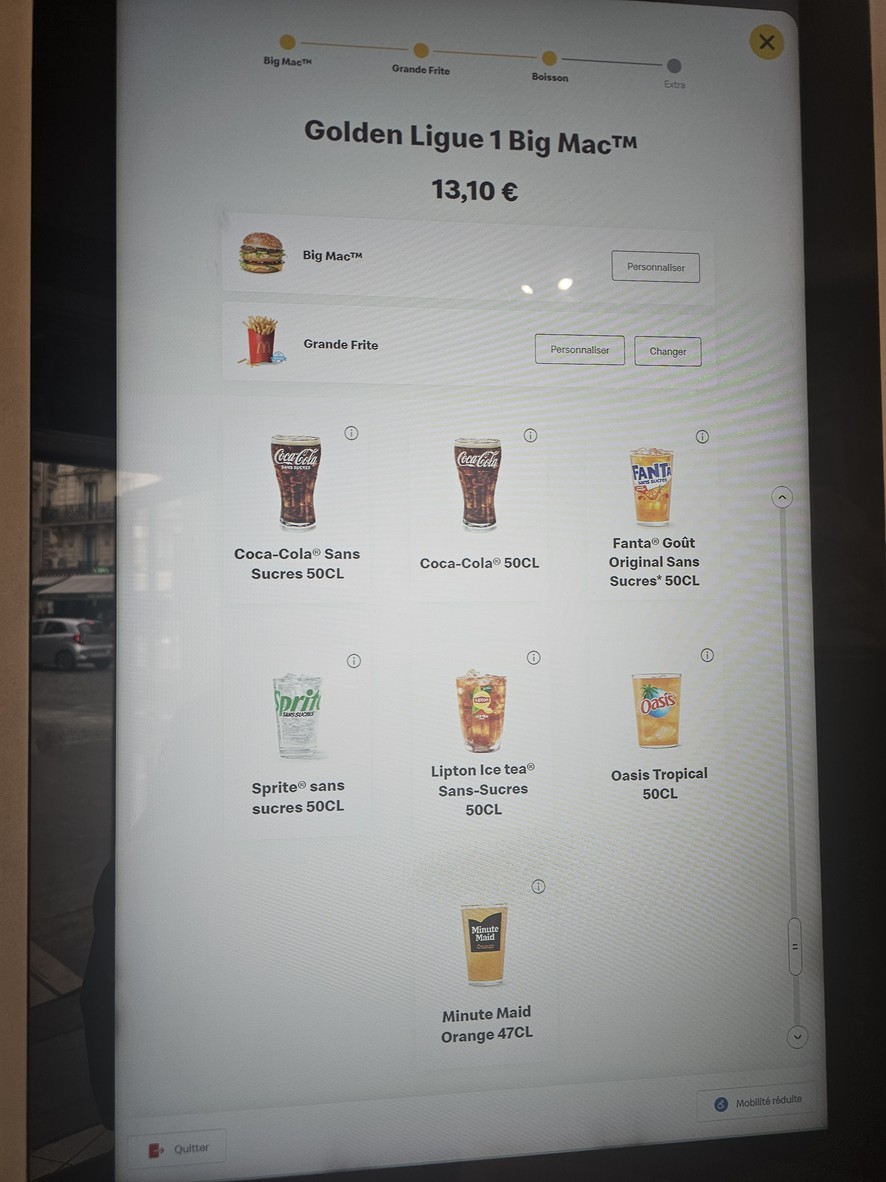 McDonald's menu 3