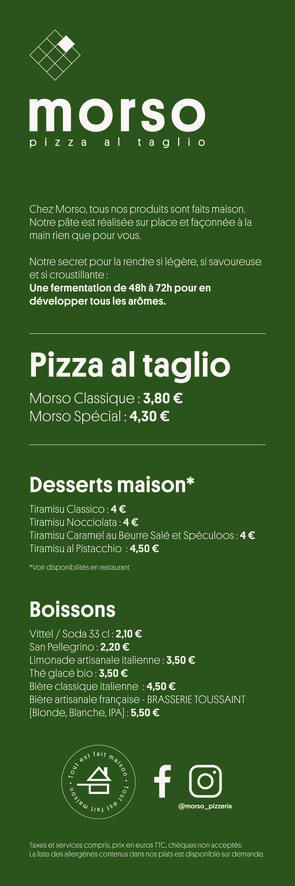 Morso - Pizza al taglio