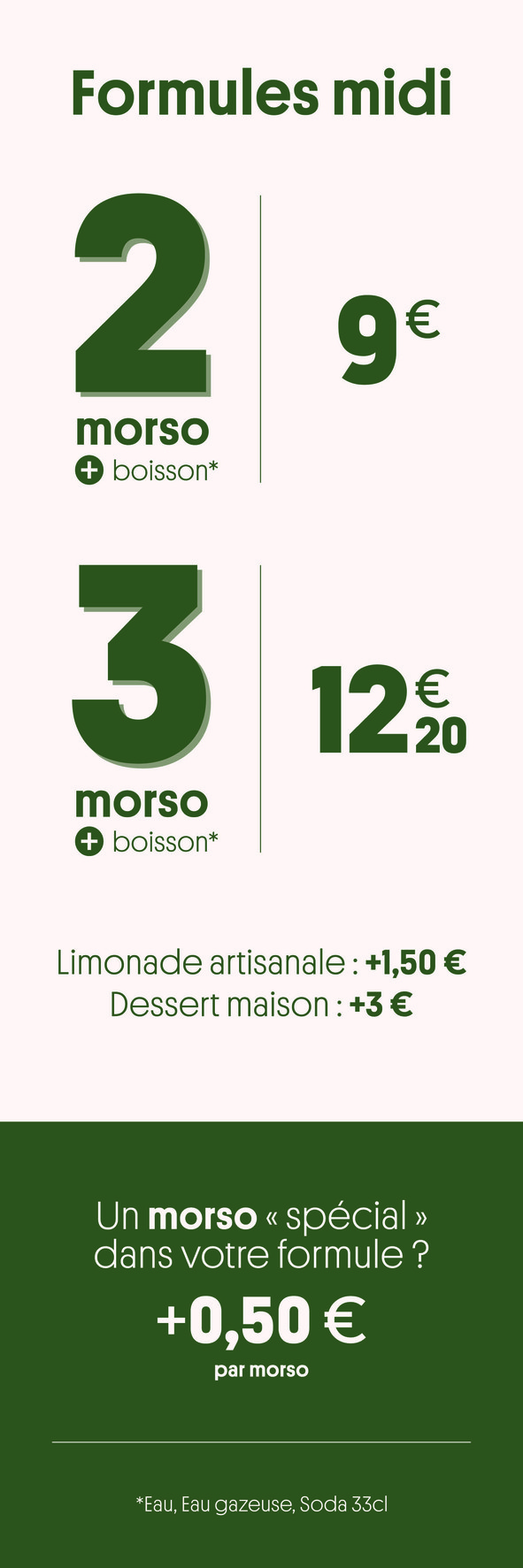 Morso - Pizza al taglio menu 2