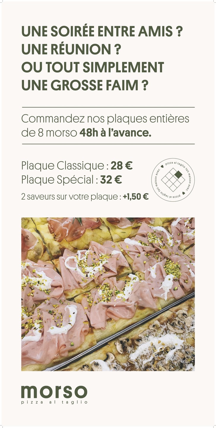 Morso - Pizza al taglio menu 3