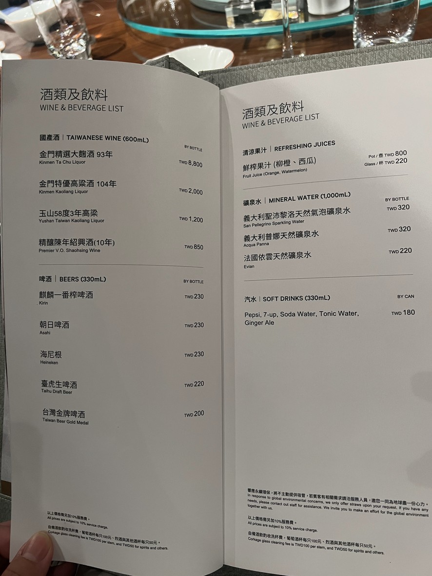 Taipei Xilai Deng Da Fandian - Qing Ke Lou The Guest House menu 2