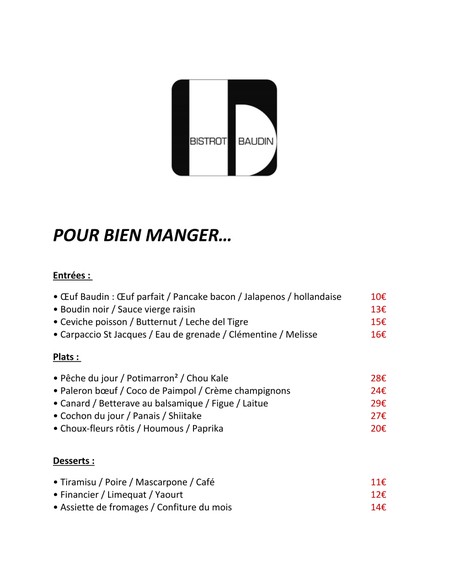 Bistrot Baudin