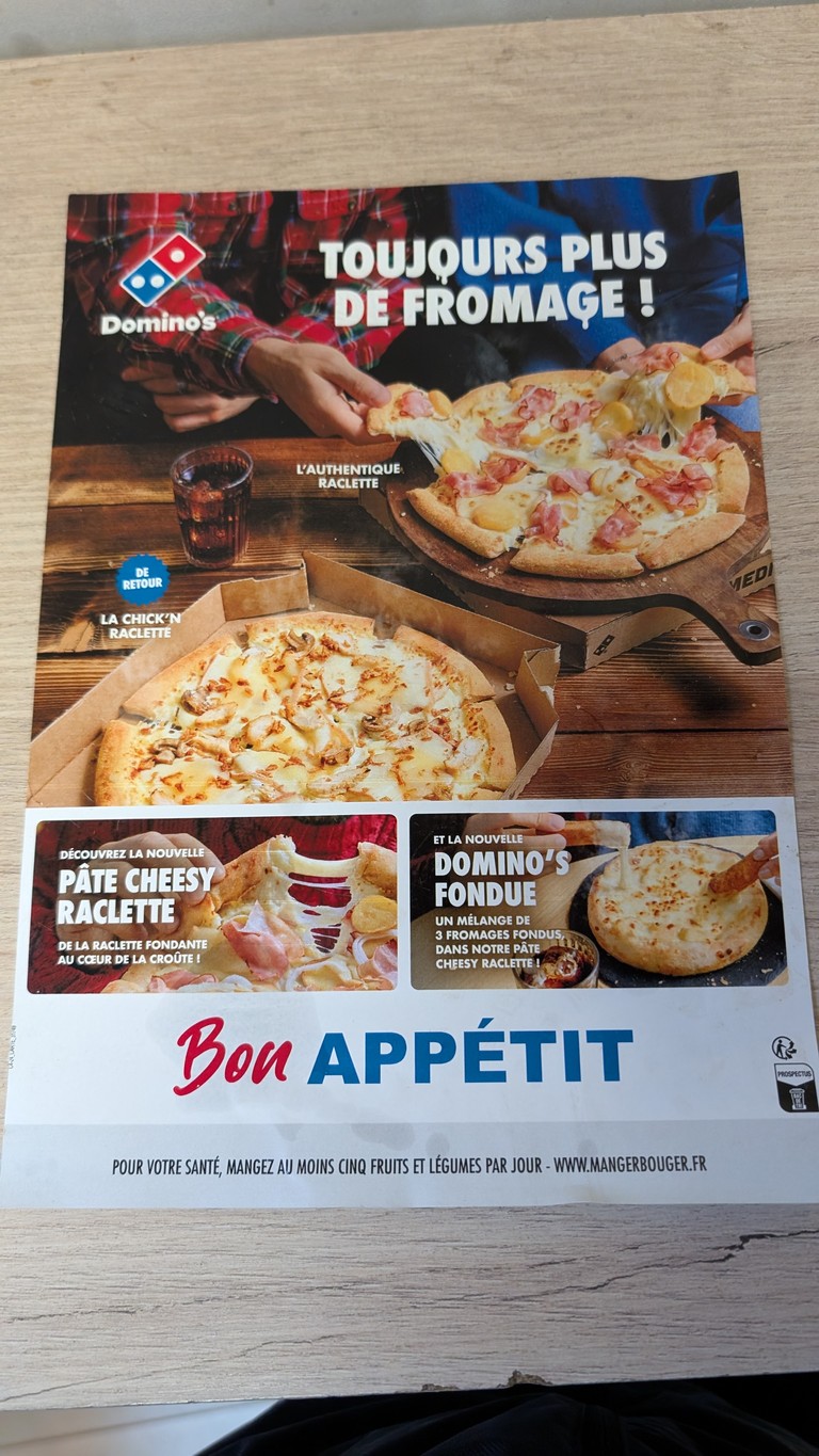 Domino's Pizza Levallois-Perret menu 1