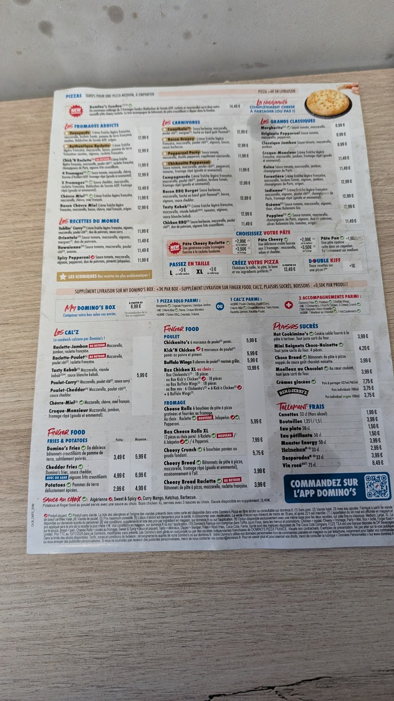 Domino's Pizza Levallois-Perret menu 2