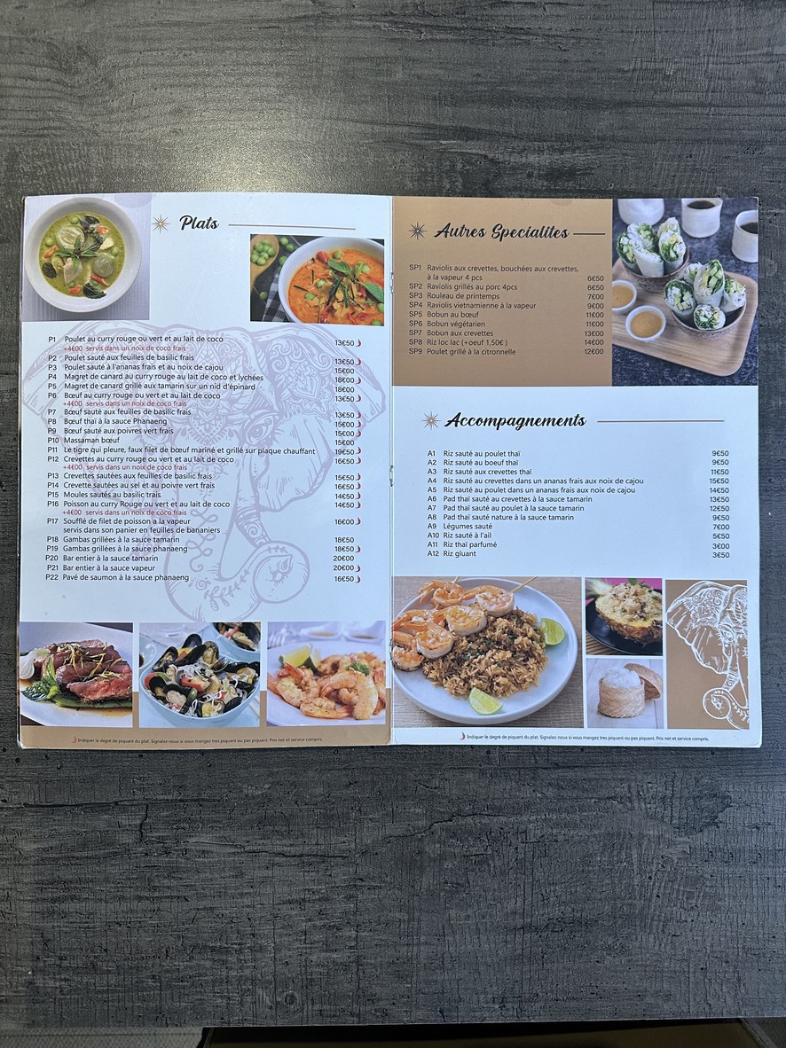 Bleu basilic menu 4