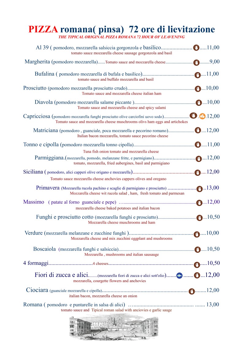 Restaurante Al 39 de Massimo menu 4