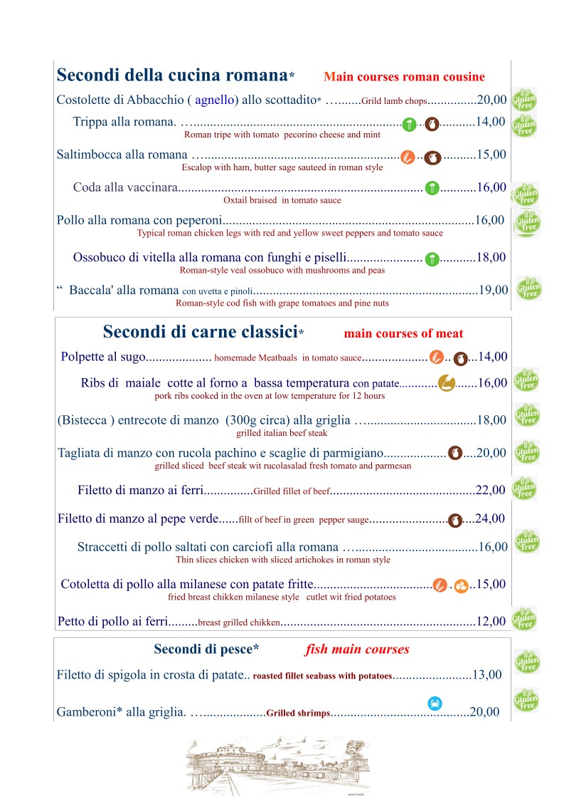 Restaurante Al 39 de Massimo menu 5