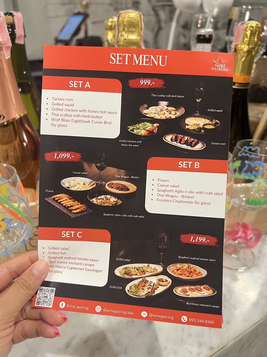 Maridaje de vinos menu 2