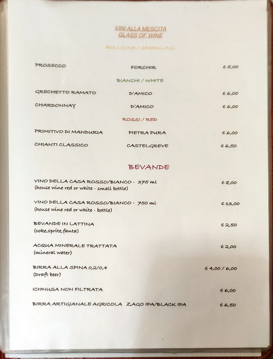 Al Simeto menu 5