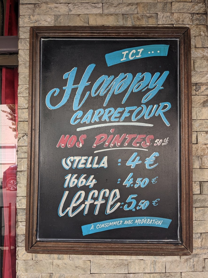 Le Carrefour menu 3