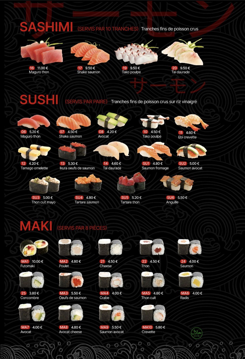 Sakura menu 6