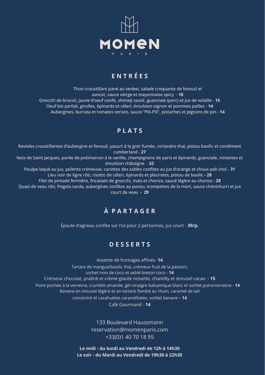 Momen menu 1
