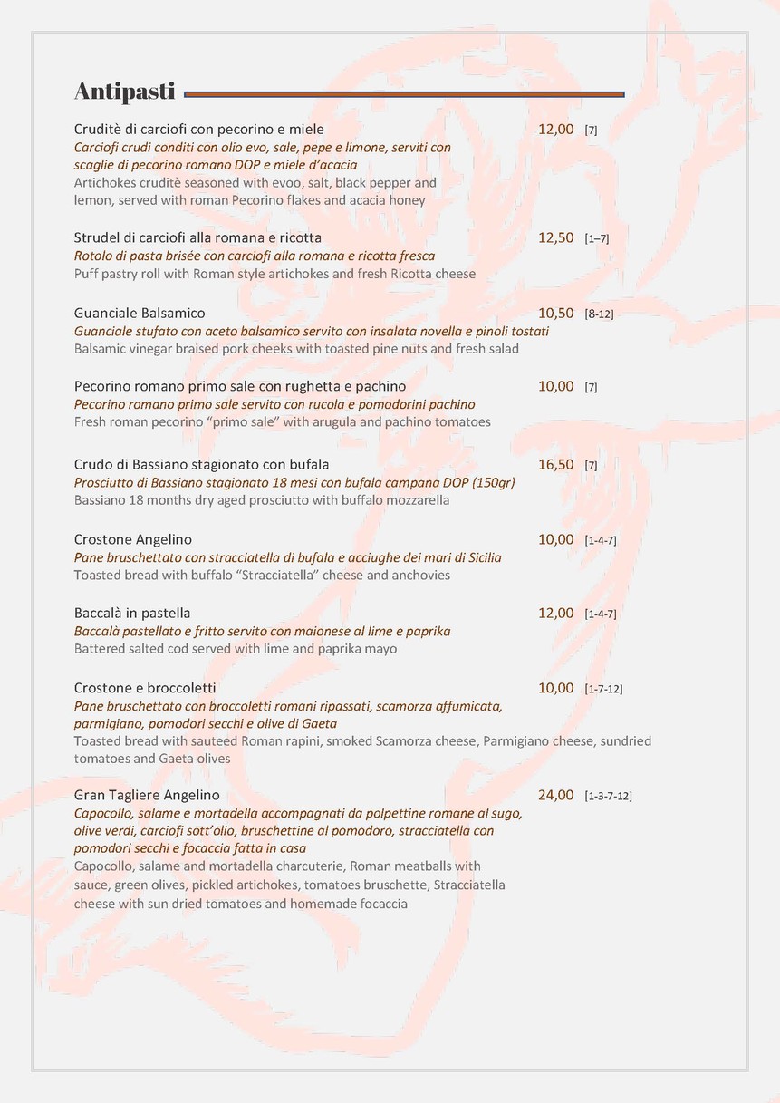 Osteria Angelino dal 1899 menu 3