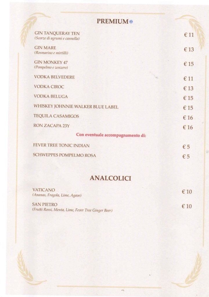 Osteria da Fortunata menu 8