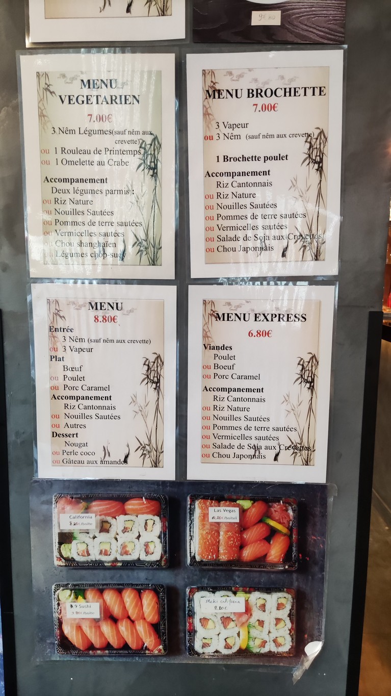 Yumis menu 1
