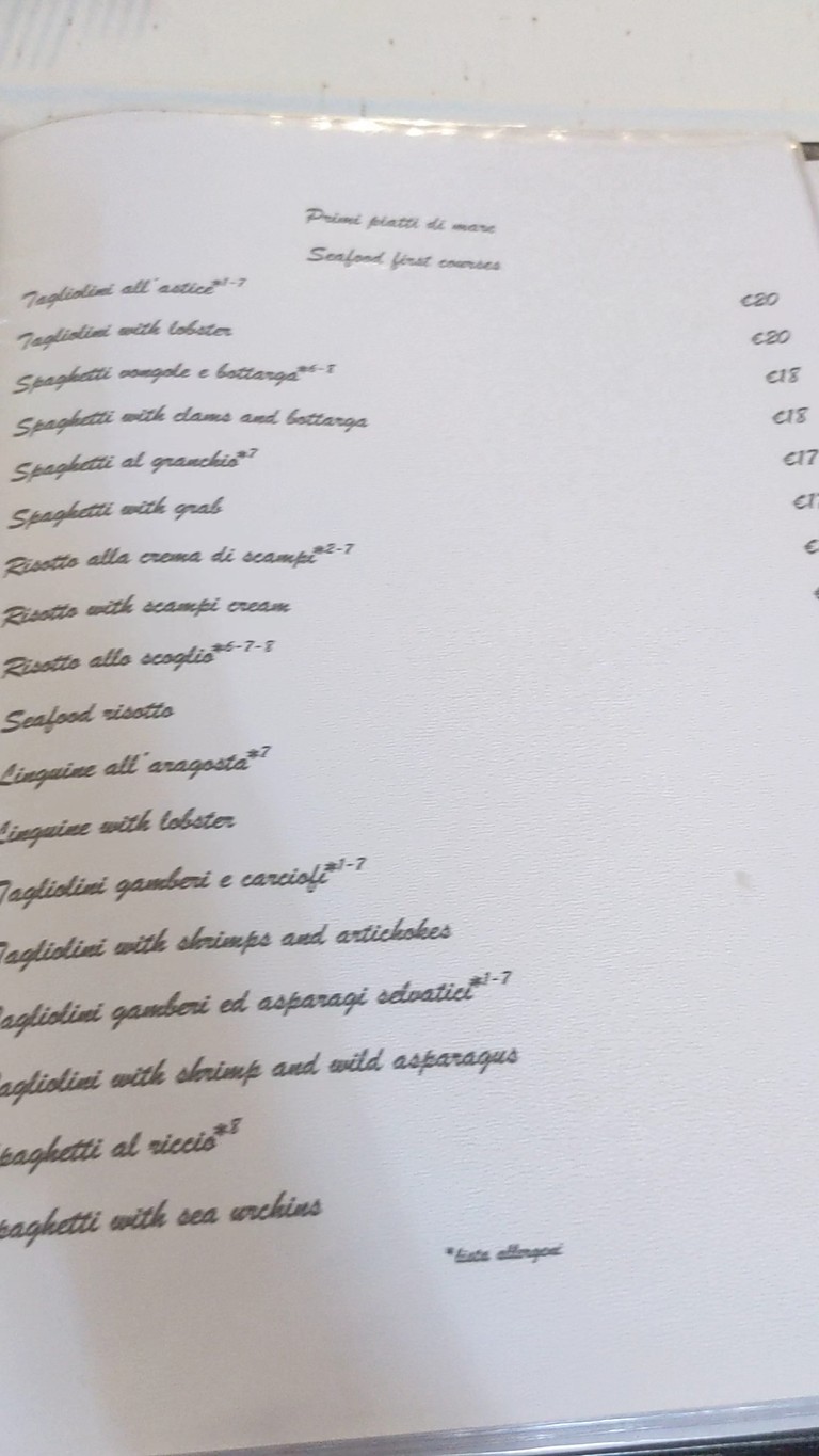 Canne al Vento menu 2