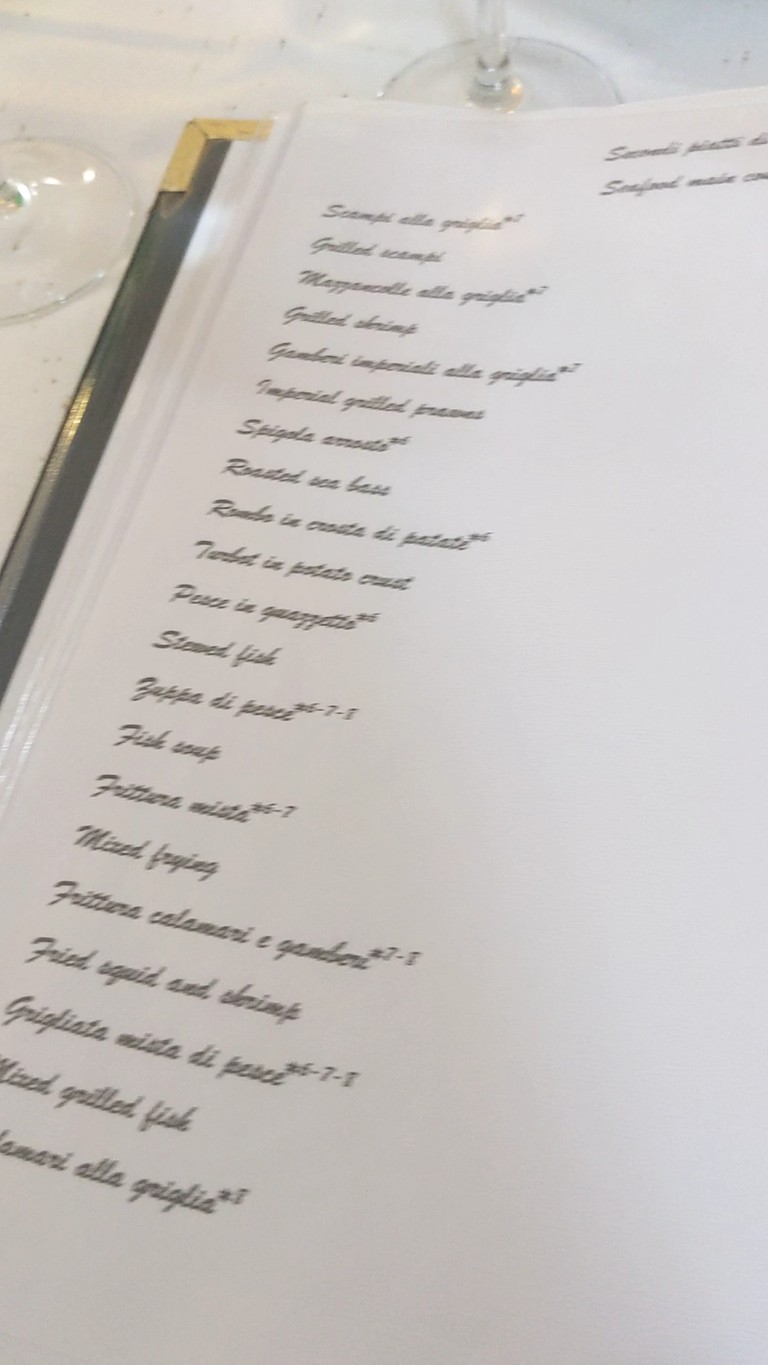 Canne al Vento menu 3