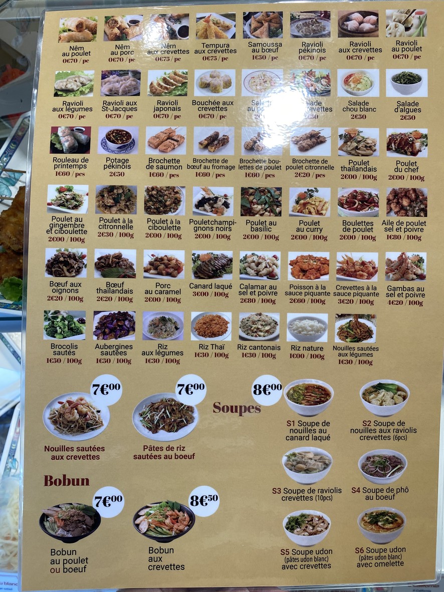 New Délices menu 2