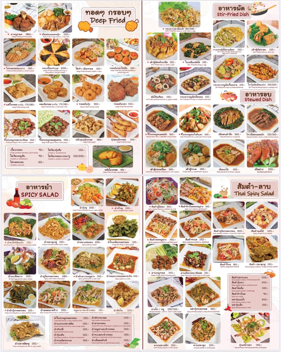 Suankulab Restaurant Rama 5 menu 2