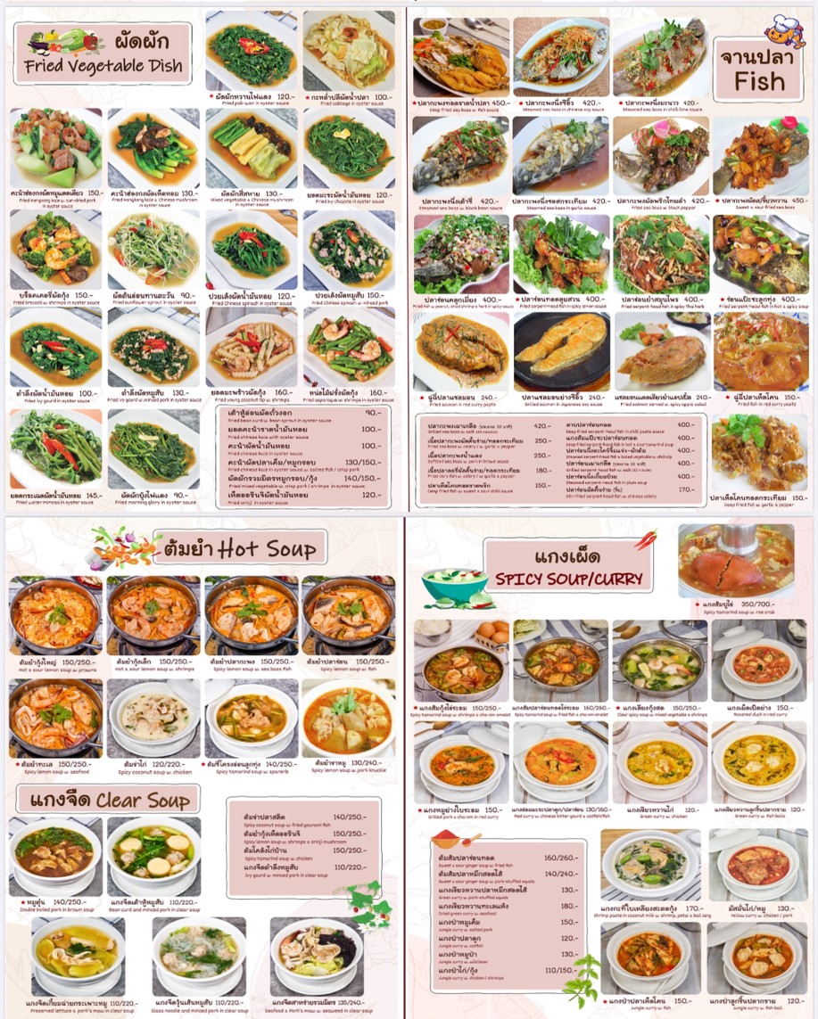 Suankulab Restaurant Rama 5 menu 4