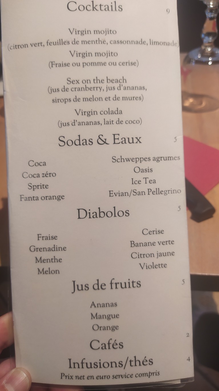 Le Oulala menu 4