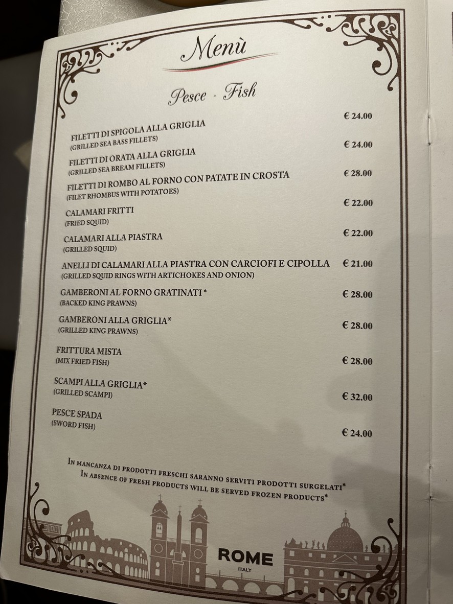 Ristorante "Al Viminale" menu 5