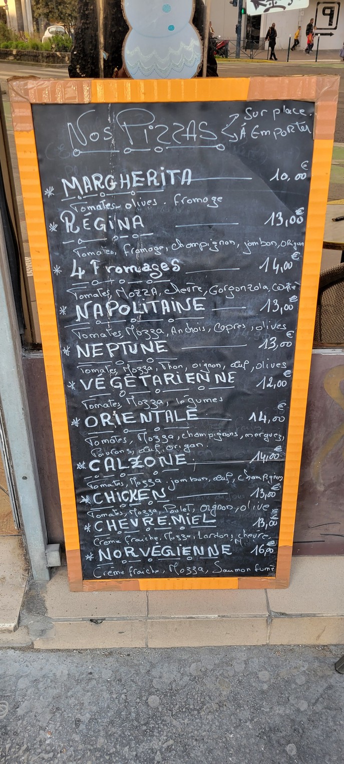 Le Paris Meaux menu 2