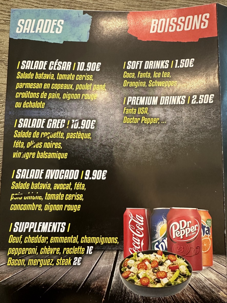 G13 Smash Burger menu 1