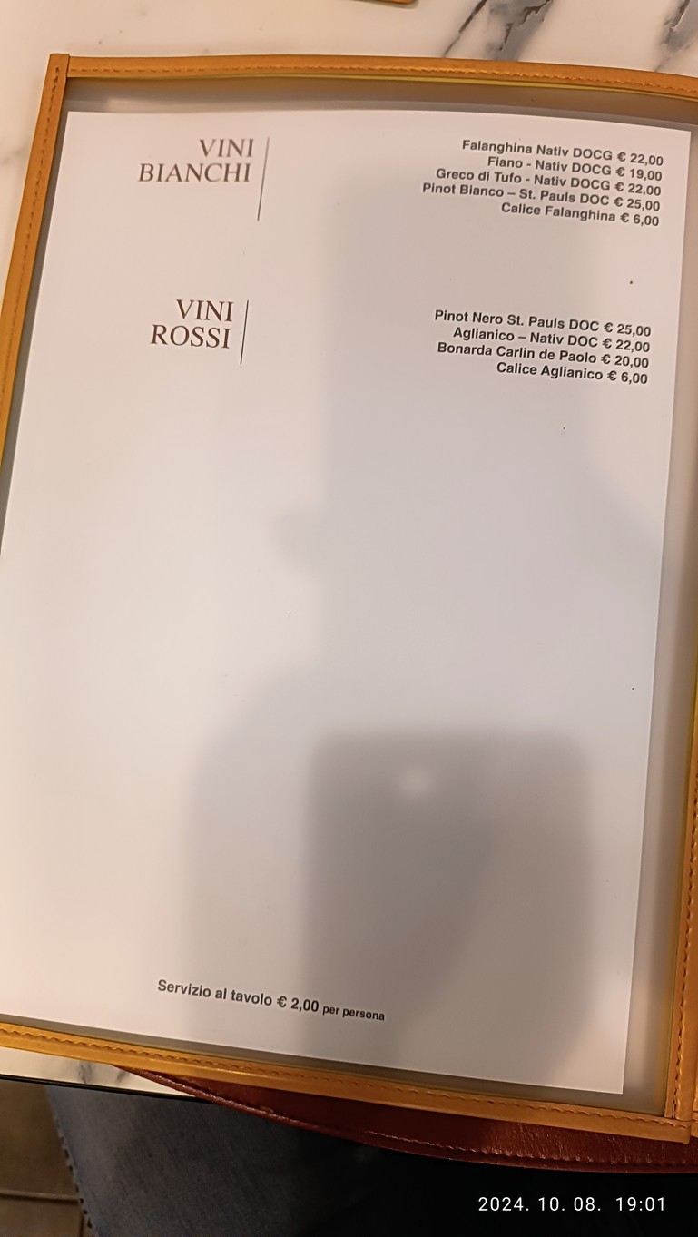 Antica pizzeria da Michele Roma Monte Grappa menu 3