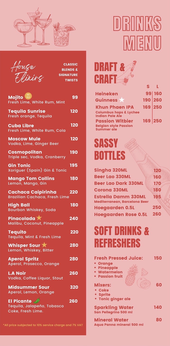 The Sudo Social menu 2