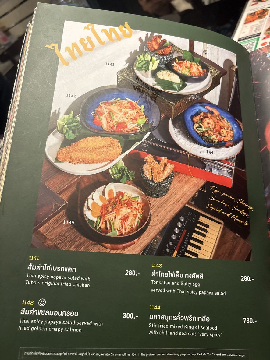 TUBA Bar & Restaurant menu 2