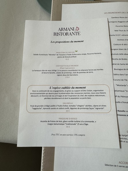 ARMANI/RISTORANTE PARIS