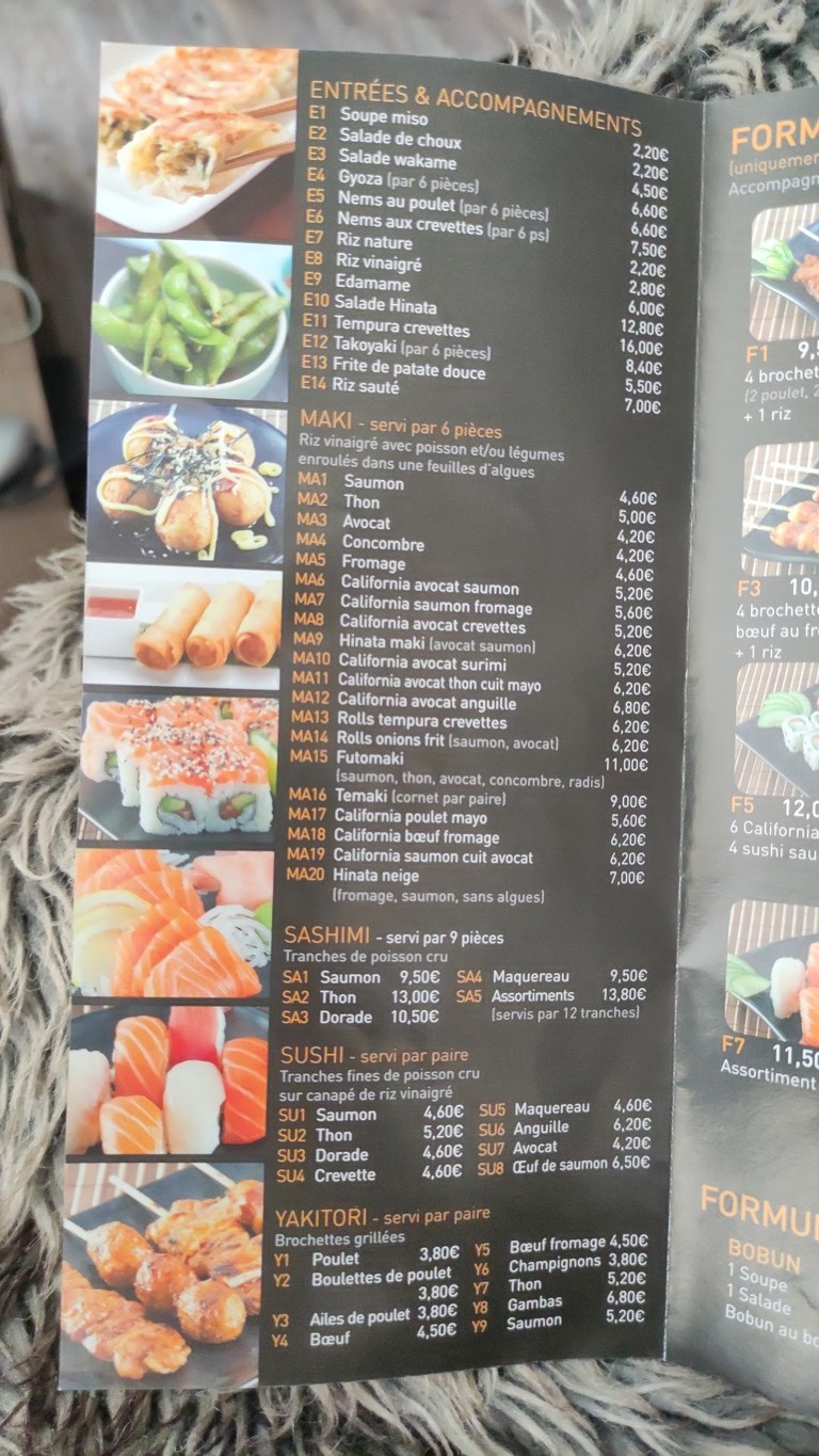 Hinata menu 2