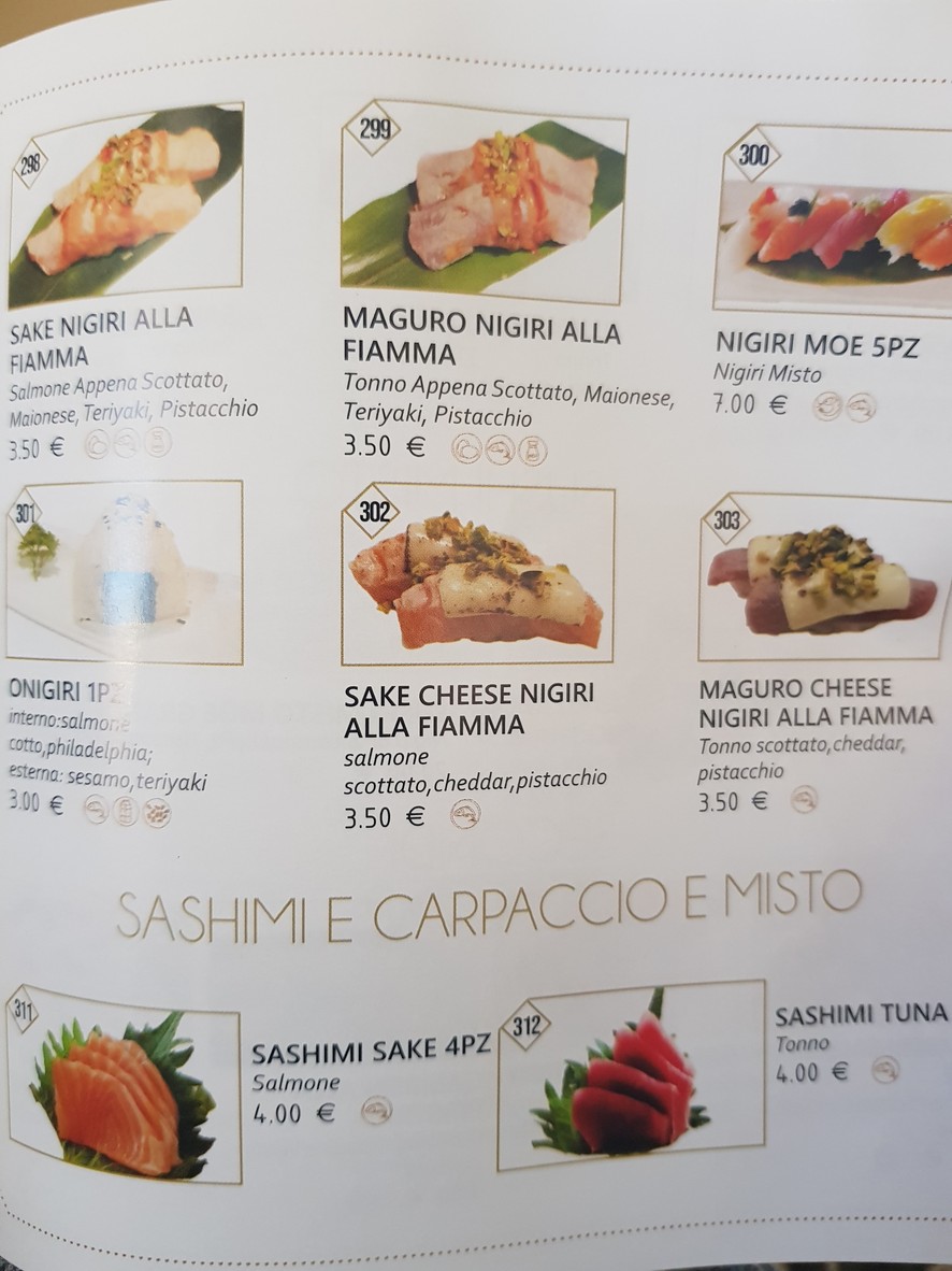 Moè Sushi - Monte Sacro menu 4