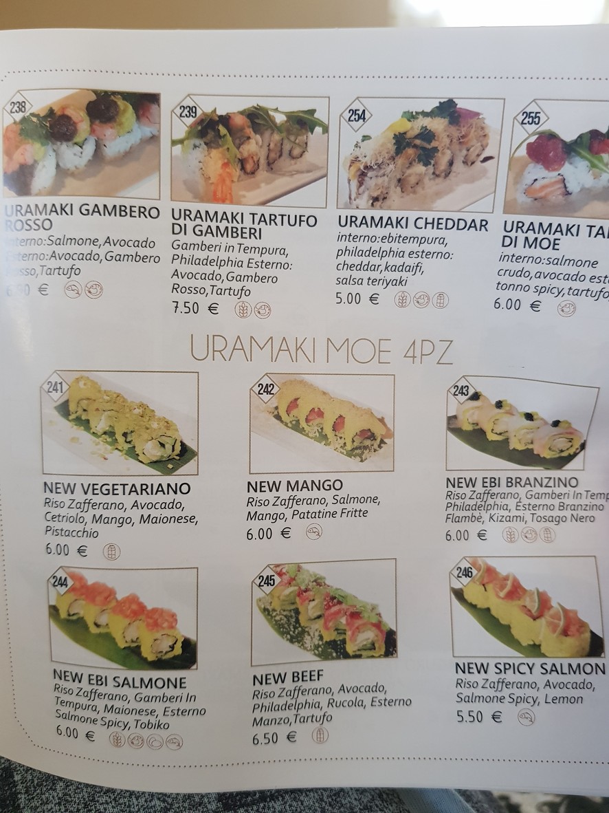 Moè Sushi - Monte Sacro menu 7