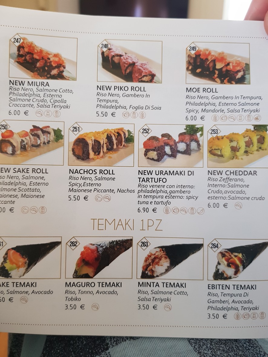Moè Sushi - Monte Sacro menu 8