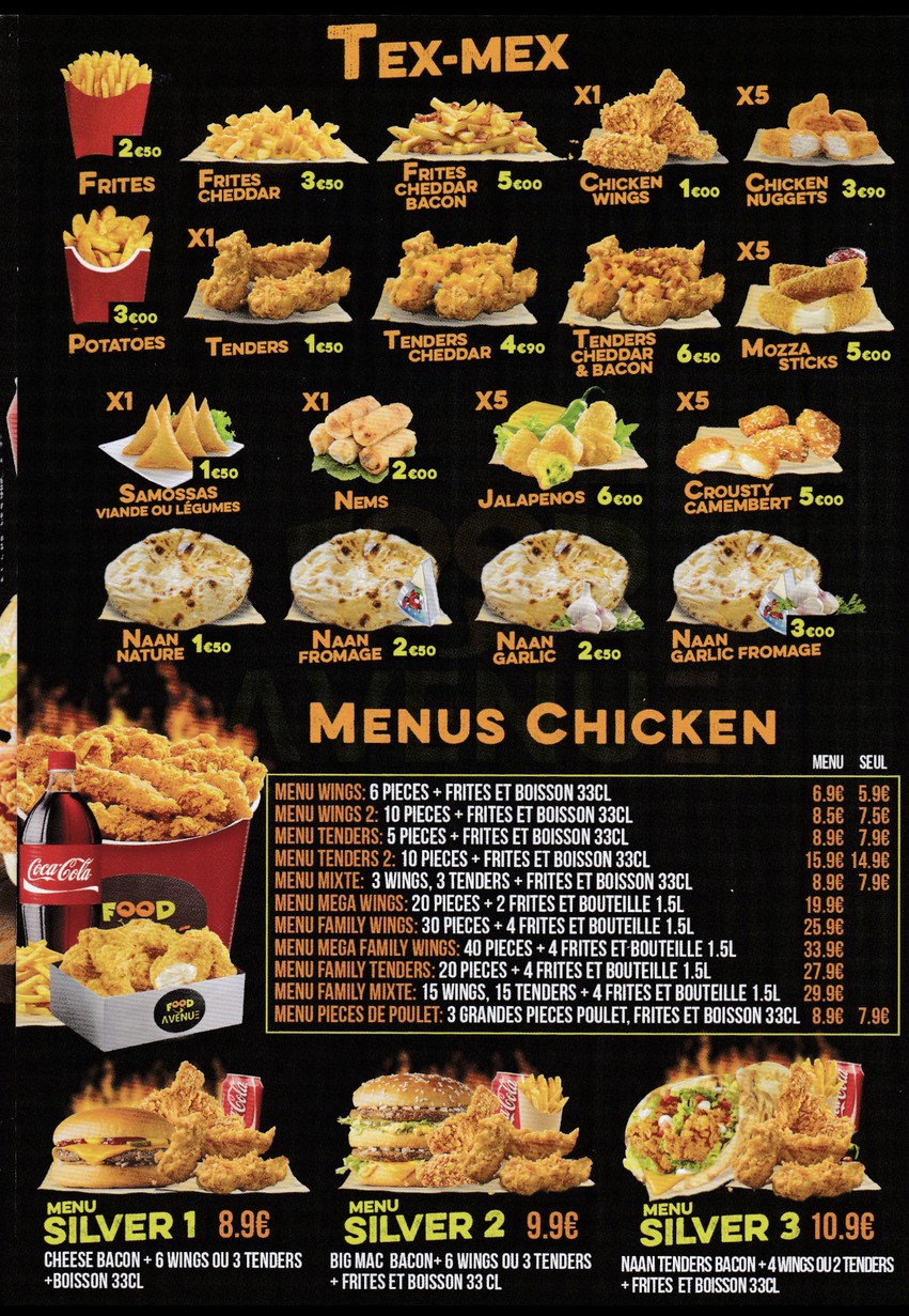 Restaurant Food Avenue menu 2