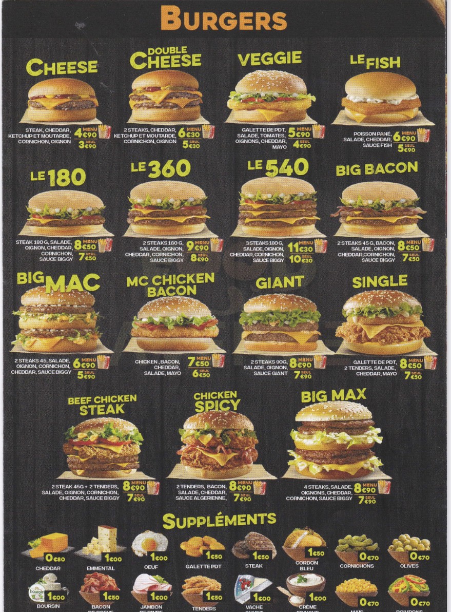 Restaurant Food Avenue menu 3