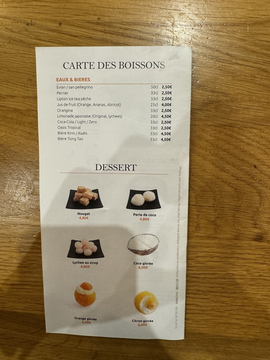 Osaka menu 6