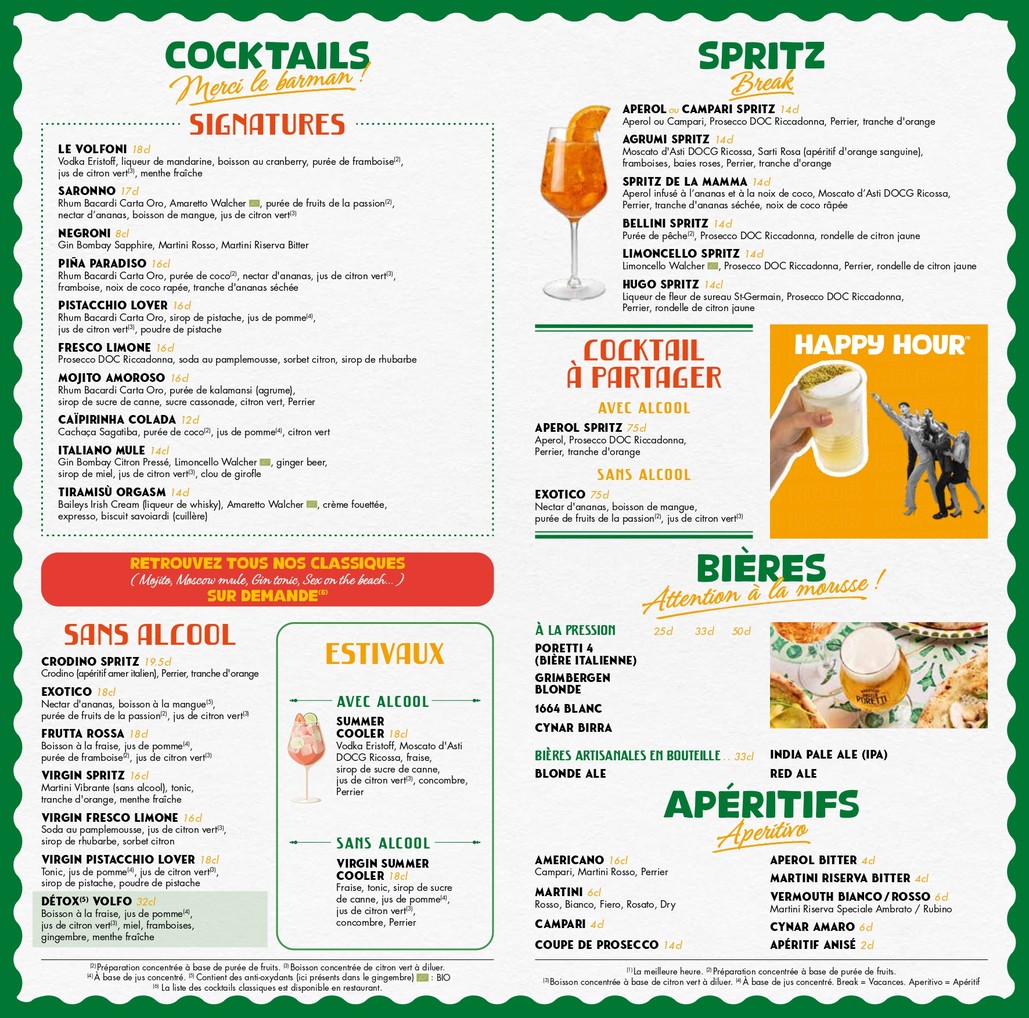Volfoni Gennevilliers menu 4