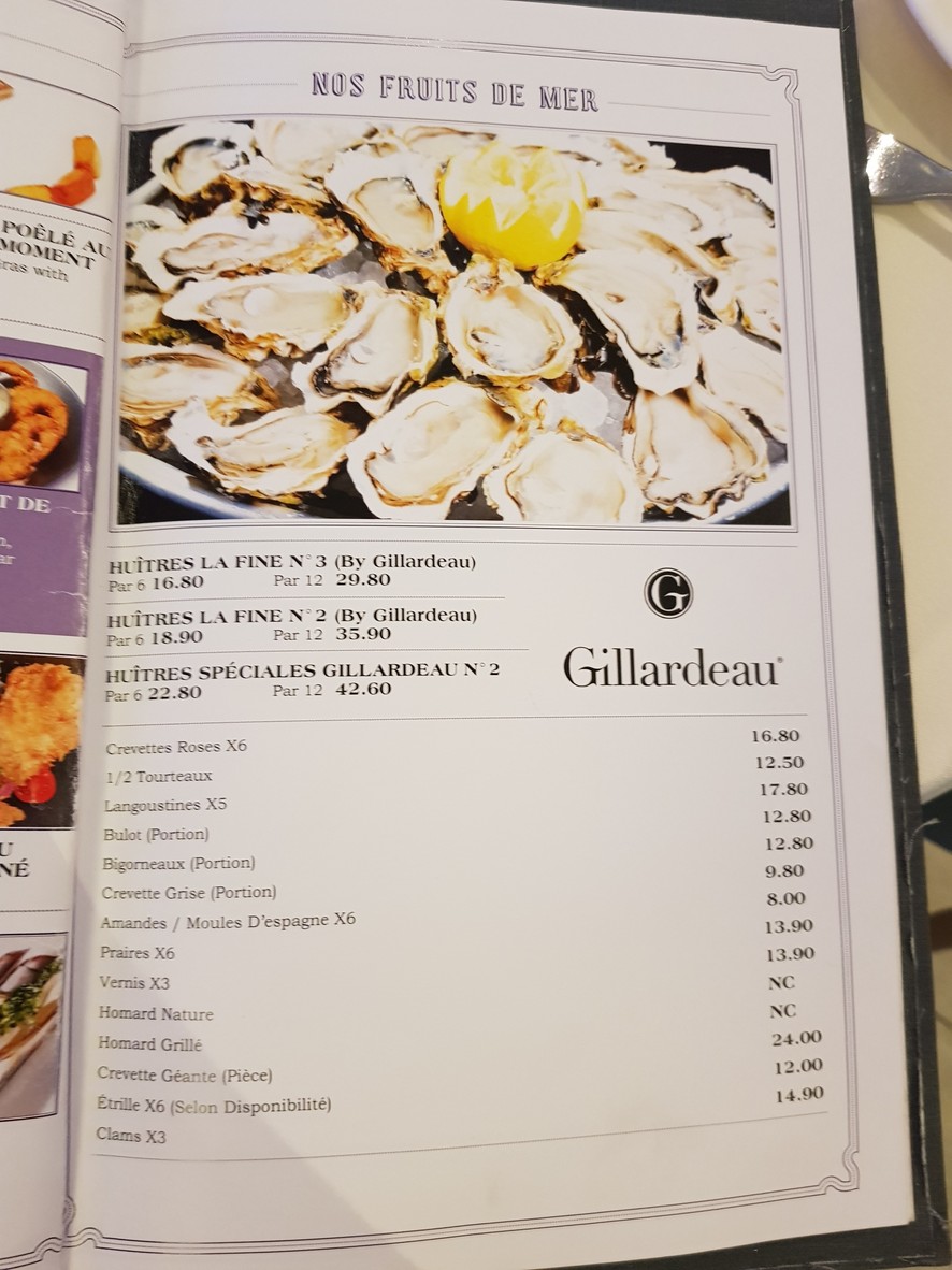 Homarus menu 2