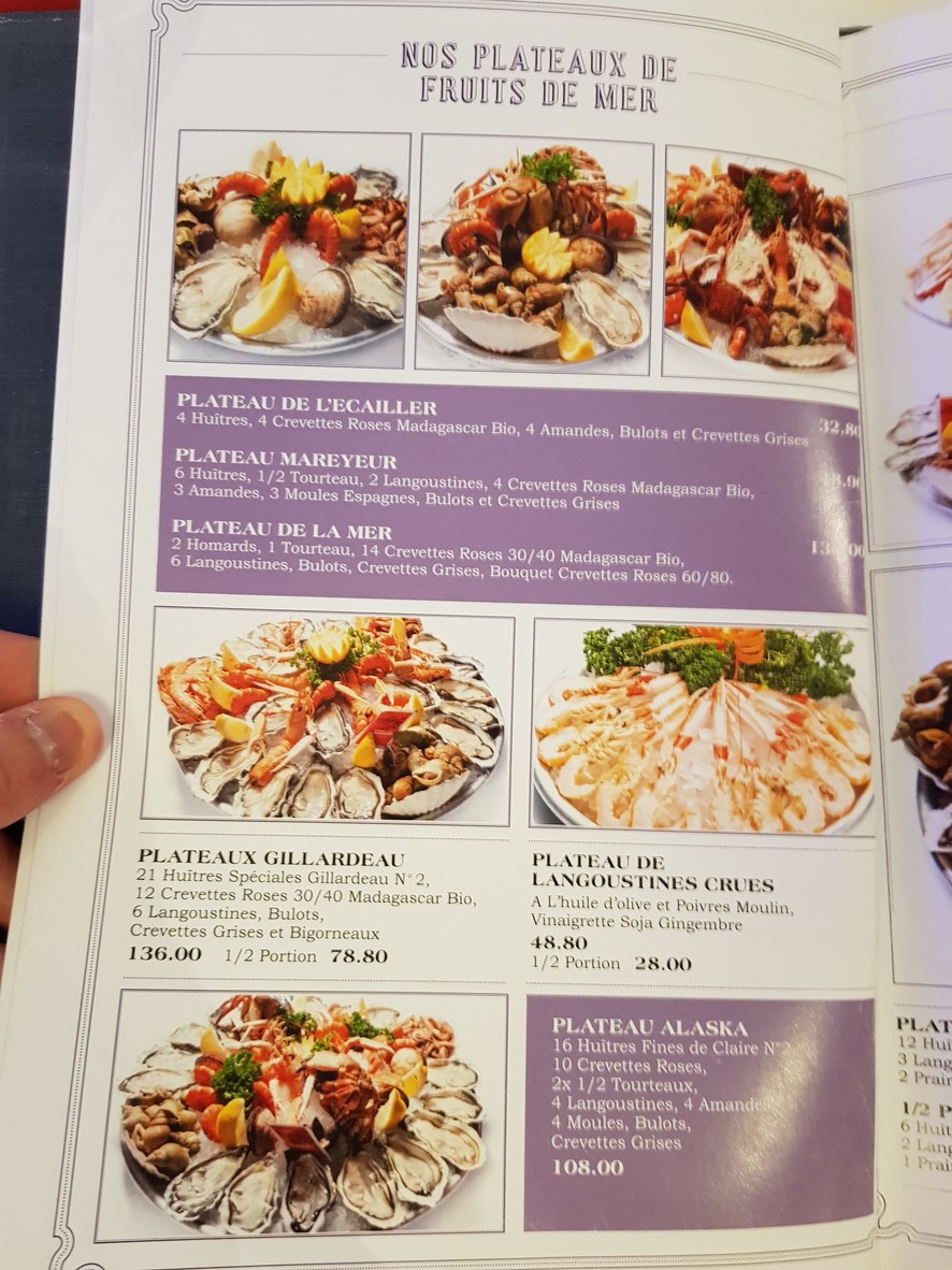 Homarus menu 3