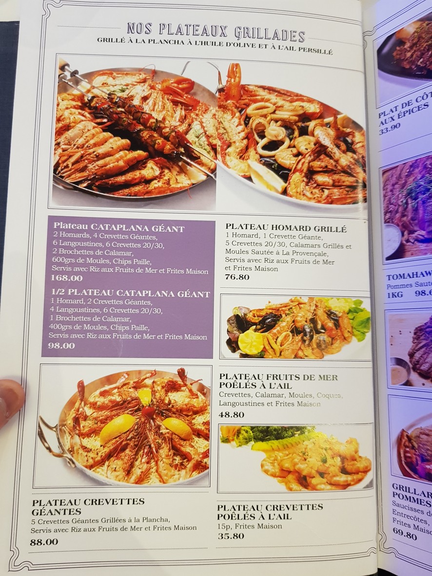 Homarus menu 5