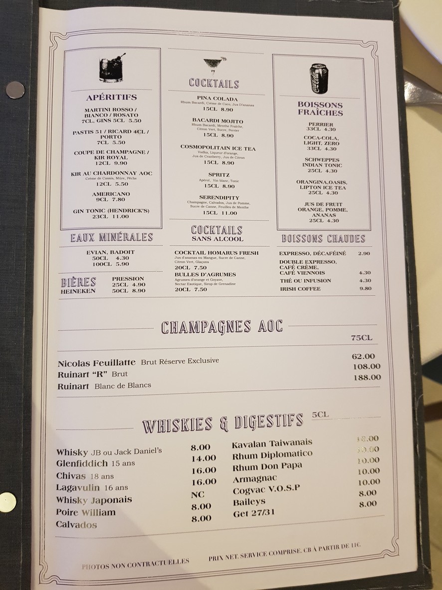 Homarus menu 9
