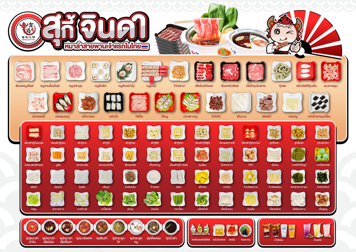 Suki Jinda Branch 3, Soi Pracharat Bamphong 5 menu 1
