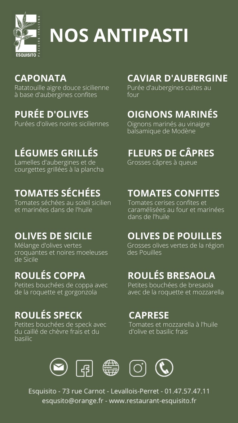 Esquisito menu 1
