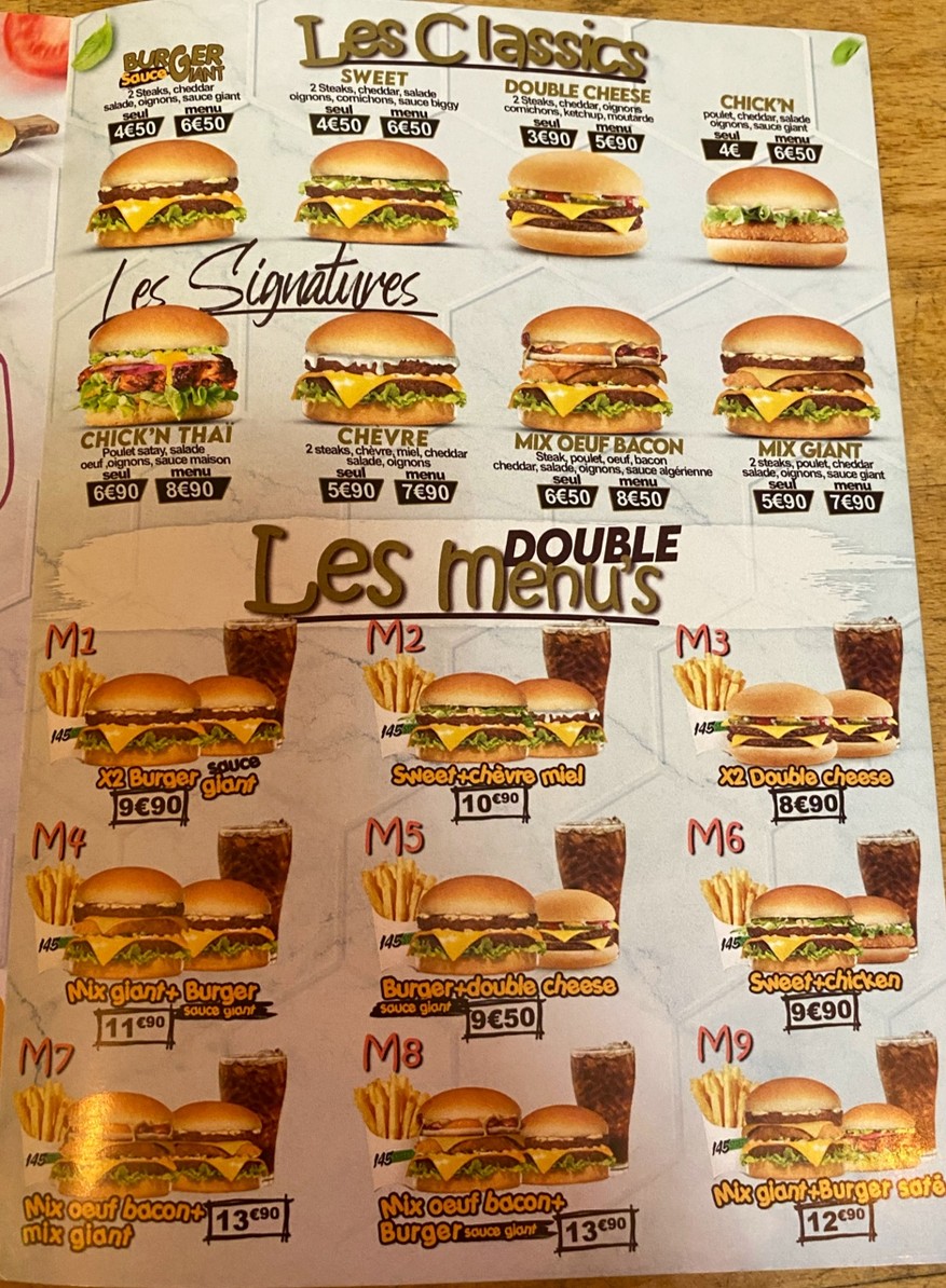 145 Street menu 3