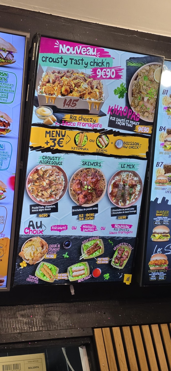 145 Street menu 4